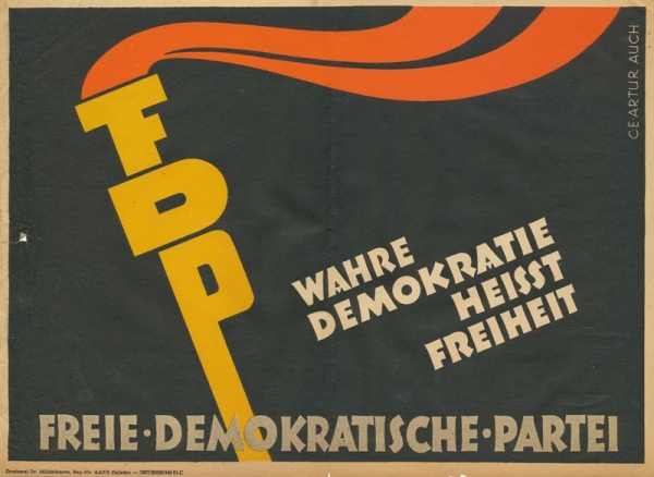 FDP-Plakat 1946