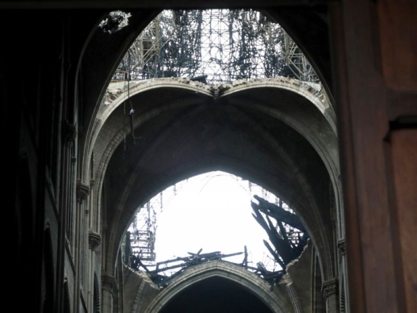 Notre Dame ausgebrannt